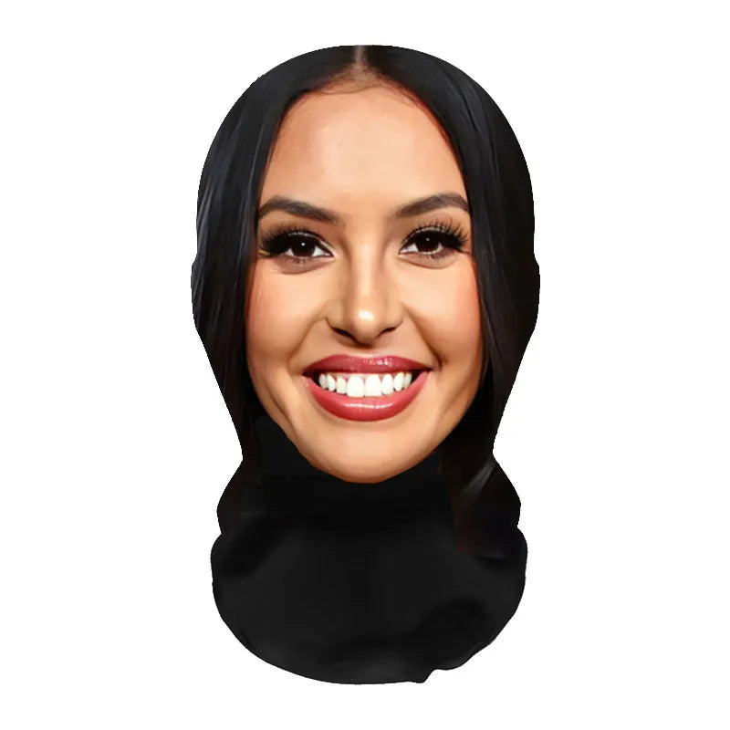 3D Printed Celebrity Realistic Face Mask Stretch Mesh Full Face Mask Men Role Play Headdress Hip Hop Balaclava Cosplay Mask