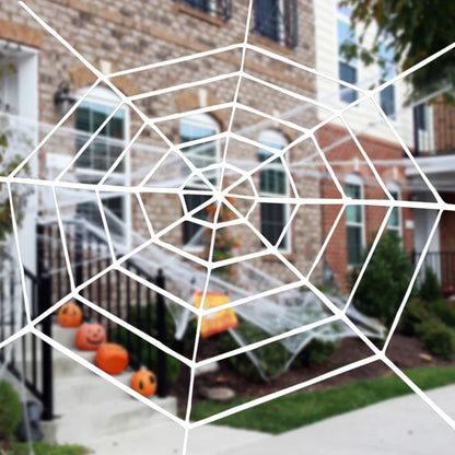 1pc Giant Spider Web Halloween Decoration Outdoor Courtyard and Lawn Spider Web Terror Courtyard Decoration Design