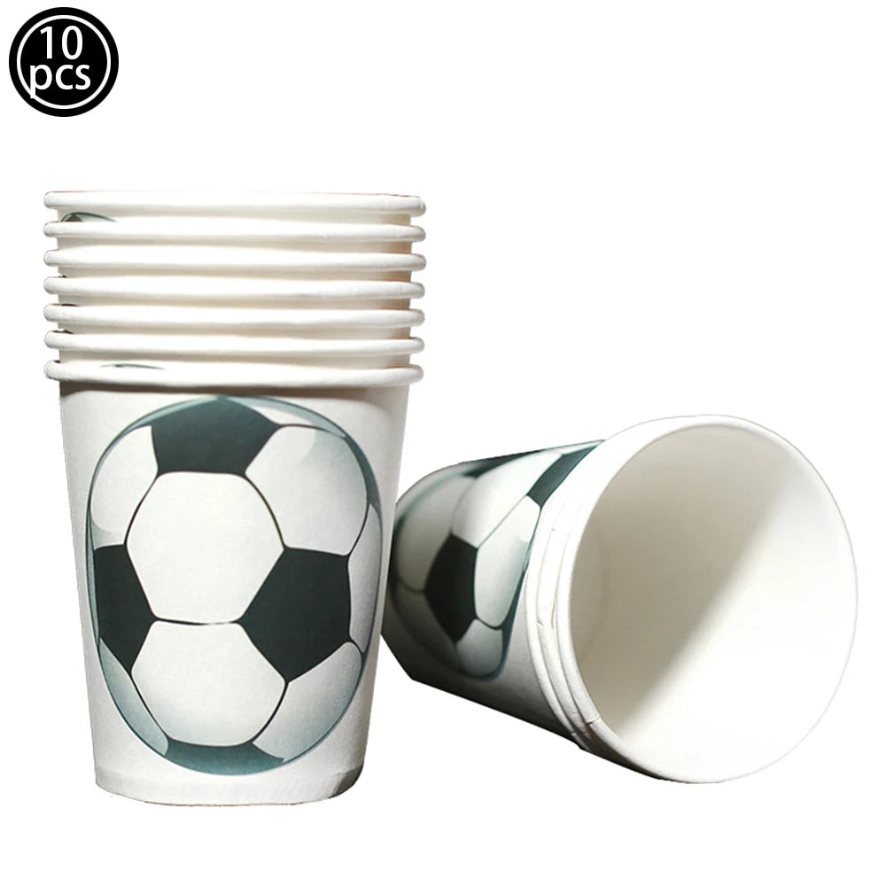 Soccer Ball Paper Napkins Football Disposable Cocktail Napkins for Soccer Theme Birthday Wedding Baby Shower Party Supplies