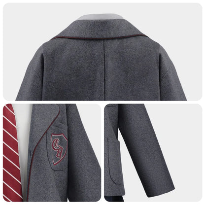 Movie Matilda Cosplay Costume School Uniform Coat Skirt Tie Roald Dahls Matilda the Musical Costume Suit Kids For Girls Women