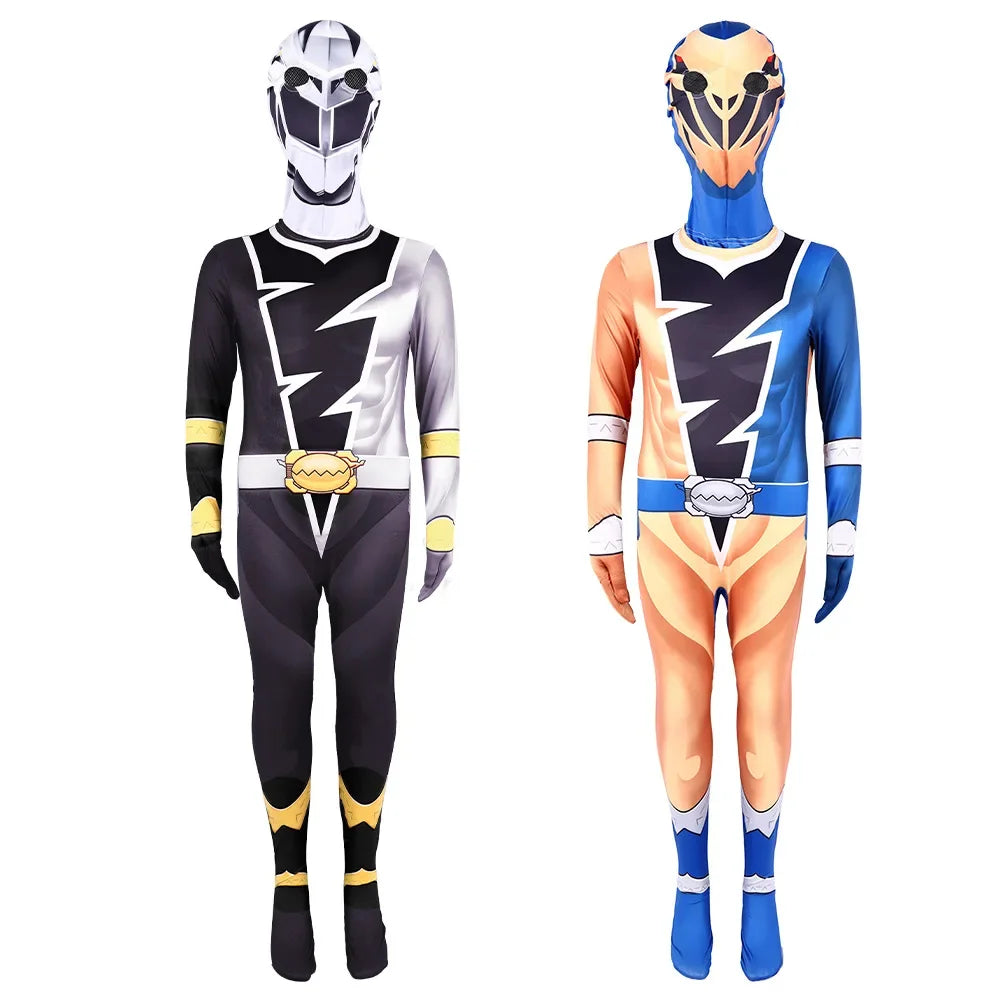 Adult Kids Morpher Superhero Samurai Sentai Shinkenger Rangers Cosplay Fantasia Halloween Costume Mask for Men Boy