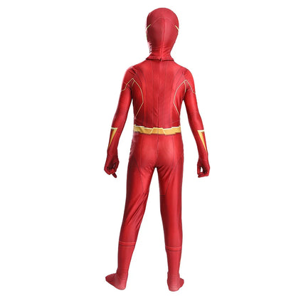 Superhero The Flash Cosplay Costume 3D Full Body Zentai Suit with Mask for Kids  Adults Halloween Carnival Party Cosplay