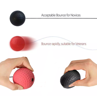 Boxing Reflex Ball Headband Set – Ideal Fitness & Boxing Gift for All Ages