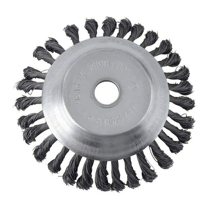 Carbon Steel Weed Brush & Trimmer – Durable Metal Weed Eater for Efficient Garden Maintenance