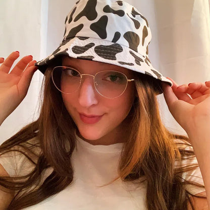 Cow Print Bucket Hat – Ideal Summer Gift for All Ages