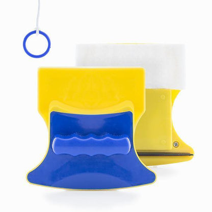 Magnetic Glass Cleaner Brush – Easy Two-Sided Window Cleaner