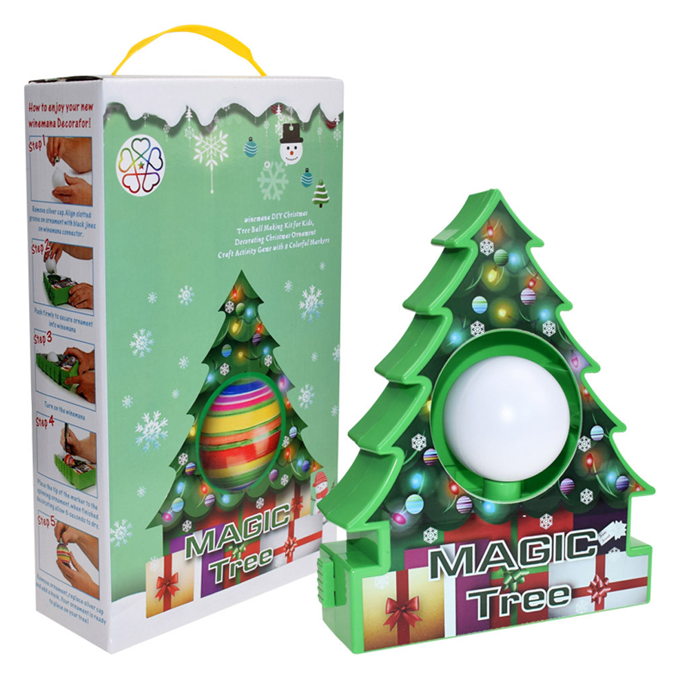 DIY Christmas Tree Ornament Coloring Kit – Perfect Creative Gift for Kids