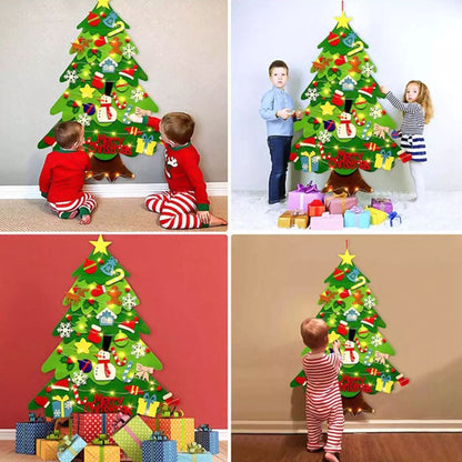 DIY Felt Christmas Glow Tree