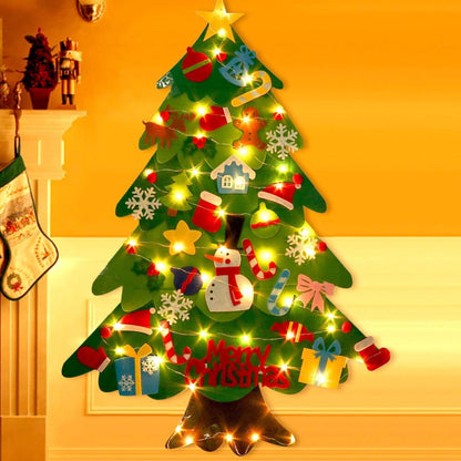DIY Felt Christmas Glow Tree