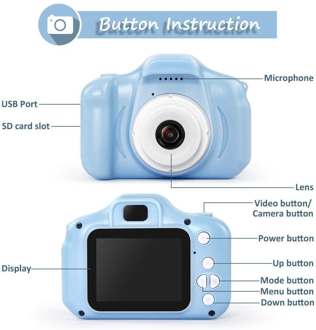 Shockproof Kids Camera - Durable Digital Photography Gift for Children
