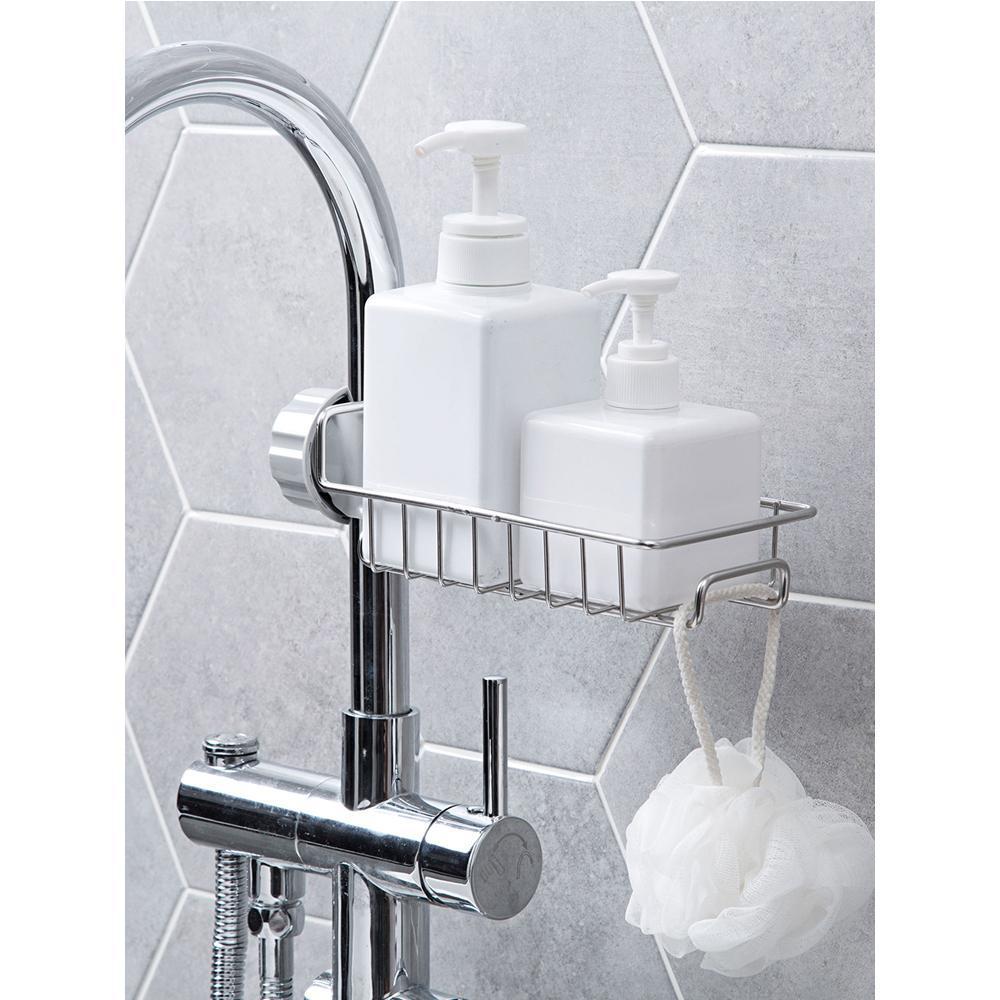 Sink Storage Rack Holder - Kitchen & Bathroom Organizer | Perfect Gift