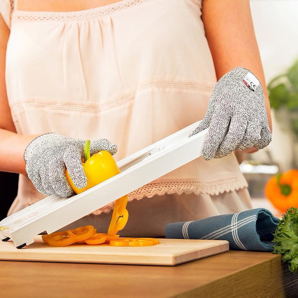 Cut Resistant Kitchen Gloves - Durable, Safe Cooking Gloves | Perfect Gift for Cooks & Chefs