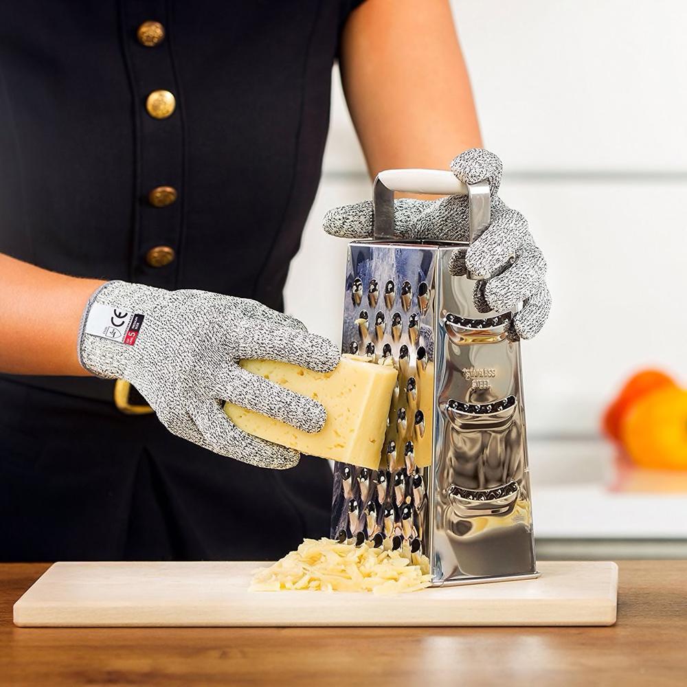 Cut Resistant Kitchen Gloves - Durable, Safe Cooking Gloves | Perfect Gift for Cooks & Chefs