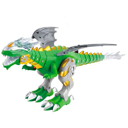 Fire Breathing Roaring Dragon Toy - Interactive Walking Dinosaur