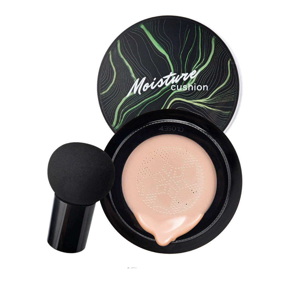 Flawless CC Cream Foundation with Mushroom Air Cushion – Ideal Beauty Gift for Her