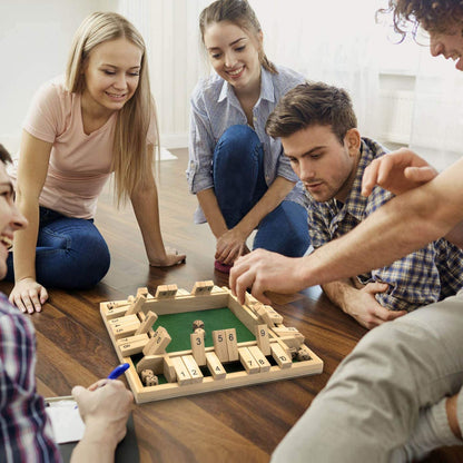 FlipBlock Wooden Board Game - Ultimate Family Flip Block Game
