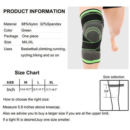 3D Adjustable Knee Brace – Ideal Gift for Athletes & Pain Relief