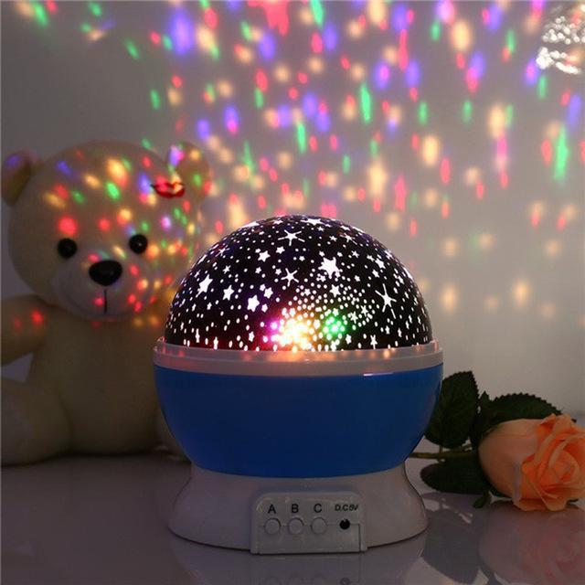 Space Projector Lamp - Rotating Universe Light for Bedroom & Room Decor