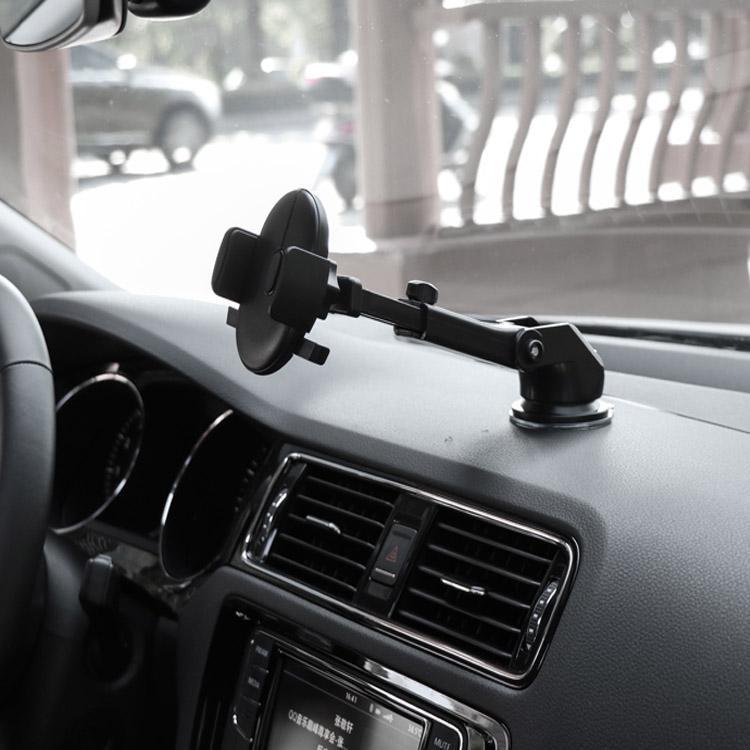 Retractable Car Phone Holder, Universal Car Phone Holder for Dashboard & Windshield, Car Air Vent Phone Holder