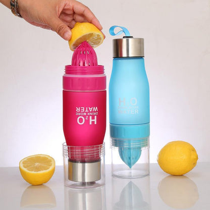 H2O Fruit Infusion Water Bottle - Perfect Gift for Fitness & Yoga Lovers