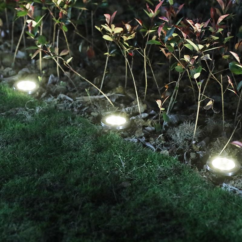 LED Solar In-Ground Pathway Lights - Solar Driveway & Sidewalk Ground Lighting