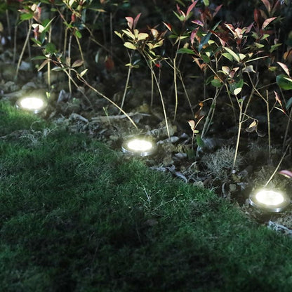 LED Solar In-Ground Pathway Lights - Solar Driveway & Sidewalk Ground Lighting