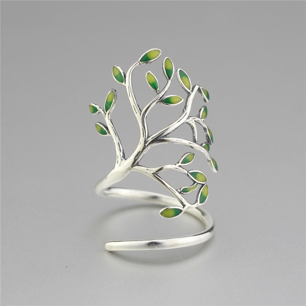Elegant Olive Tree Ring
