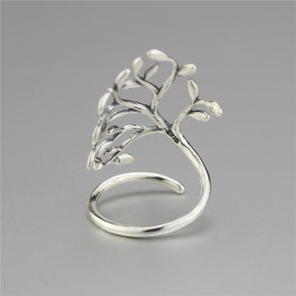 Elegant Olive Tree Ring