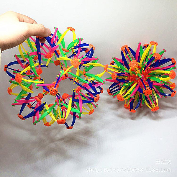 Rainbow Expandable Ball Toy