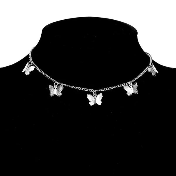 Butterfly Choker Chain Necklace – Perfect Gift for Her
