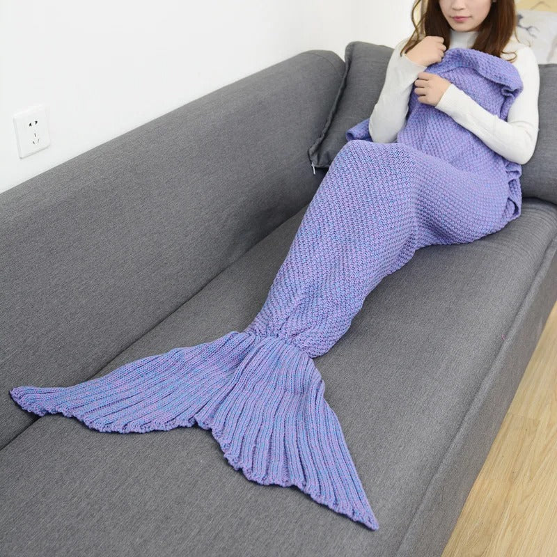 Handmade Mermaid Snuggle Blanket for Kids & Adults
