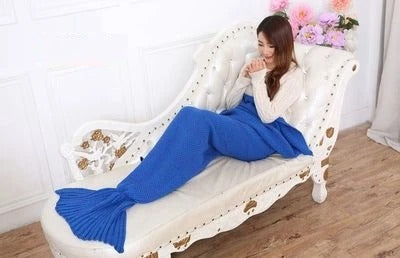 Handmade Mermaid Snuggle Blanket for Kids & Adults