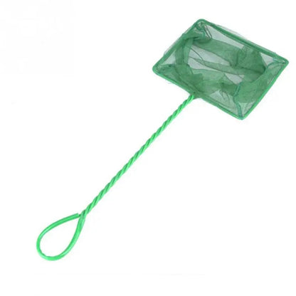 Portable Fish Net with Long Handle: Aquarium Accessories for Fish Tank Cleaning & Landing Net