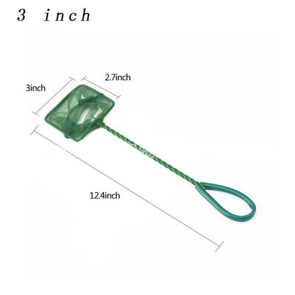 Portable Fish Net with Long Handle: Aquarium Accessories for Fish Tank Cleaning & Landing Net
