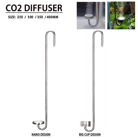 Aquarium CO2 Diffuser: Stainless Steel Atomizer for Aquatic Plant Growth Accessories