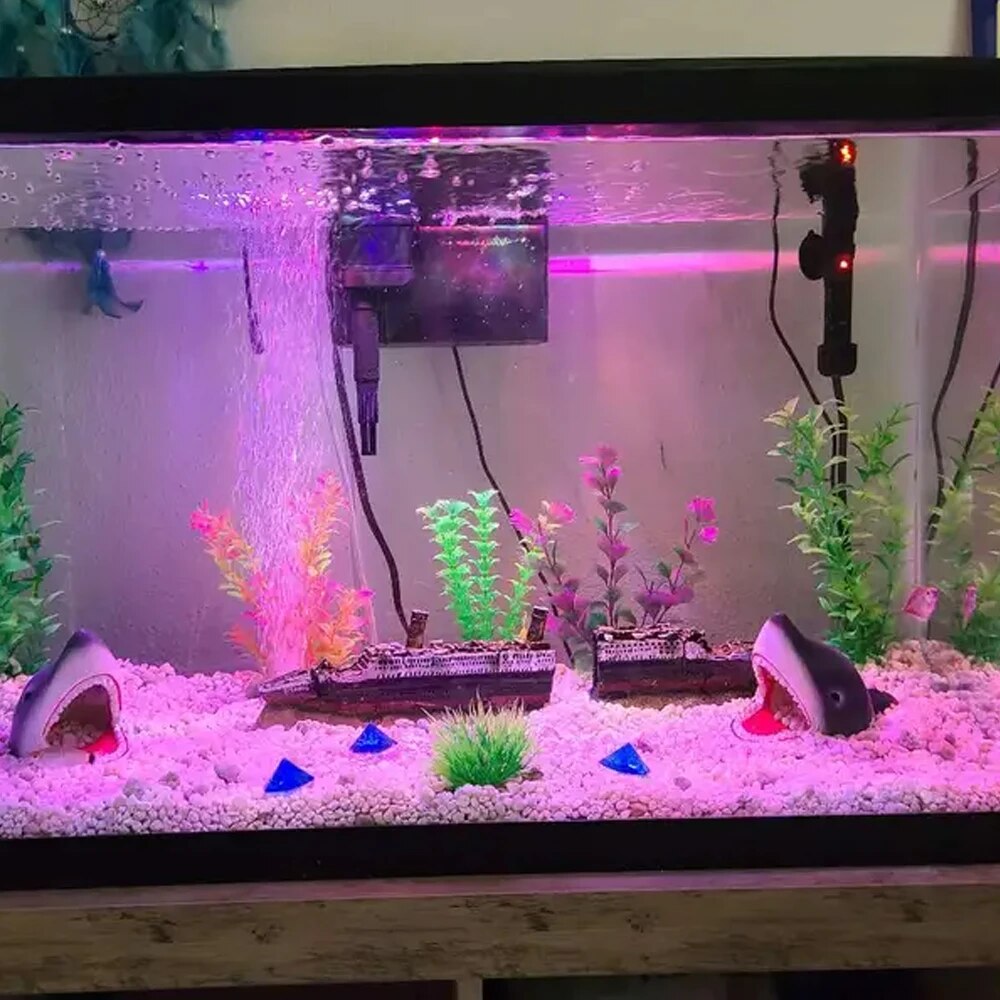 Aquarium LED Submersible Mood Lamp: USB Waterproof Fish Tank Decor & Plant Grow Light