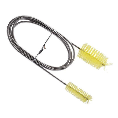 Stainless Steel Flexible Bent Tube Aquarium Cleaning Brush for Tank Maintenance