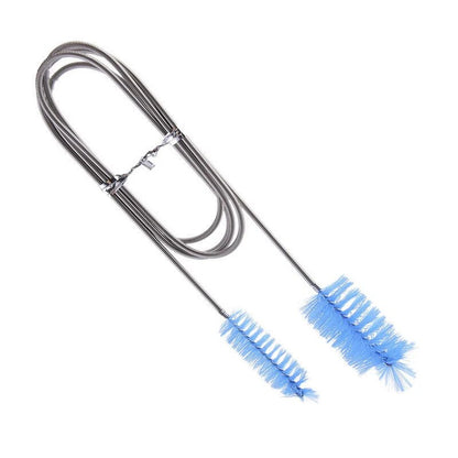 Stainless Steel Flexible Bent Tube Aquarium Cleaning Brush for Tank Maintenance