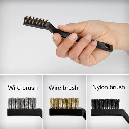Aquarium Algae Cleaning Brush: Steel Wire & Nylon Cleaner