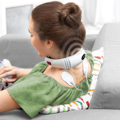 Wearable IR Neck Massager – Portable Cervical Pain Relief & Relaxation Device – Ideal Gift