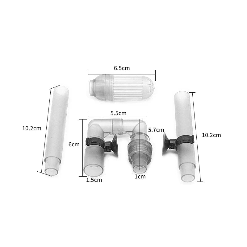 Aquarium Filter External Canister Parts: Water Inflow Outflow Tube Accessories