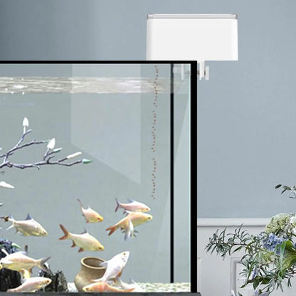 LED Aquarium Fish Tank 500ml Automatic Fish Feeder With Timer