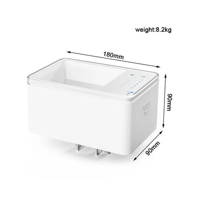 LED Aquarium Fish Tank 500ml Automatic Fish Feeder With Timer