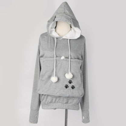 Cuddly Kangaroo Pet Pocket Hoodie – Perfect Gift for Pet Lovers, Cozy & Stylish