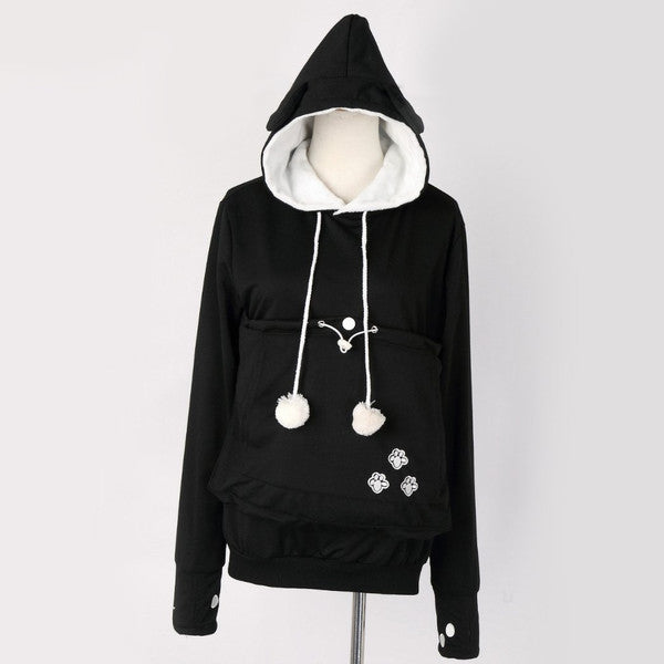 Cuddly Kangaroo Pet Pocket Hoodie – Perfect Gift for Pet Lovers, Cozy & Stylish