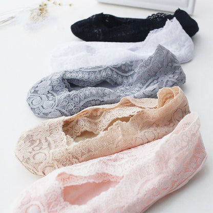 Elegant Lace Scalloped Socks for Women – Perfect Gift, Comfortable & Stylish Hosiery