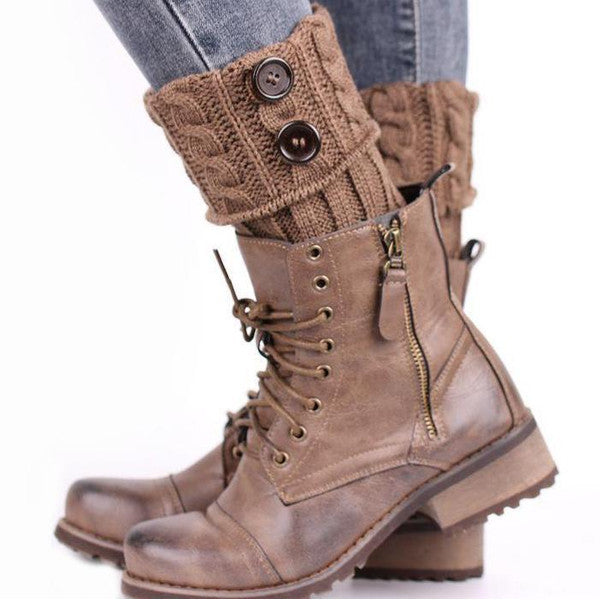 Knit Boot Toppers – Warm Winter Boot Cuffs | Perfect Holiday Gift