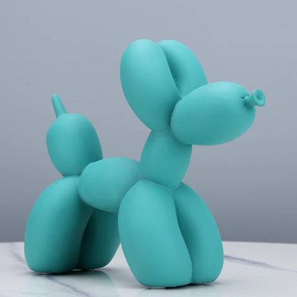 Balloon Dog Statue: Nordic Resin Animal Sculpture for Modern Home Decor