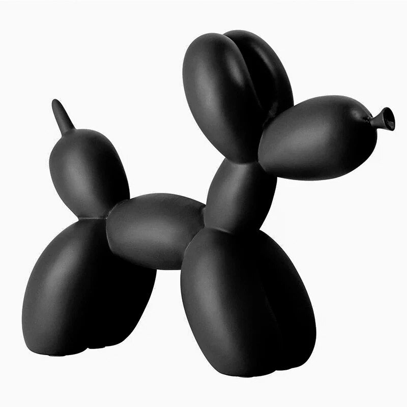 Balloon Dog Statue: Nordic Resin Animal Sculpture for Modern Home Decor