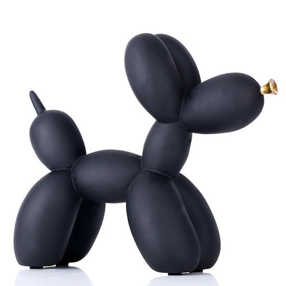 Balloon Dog Statue: Nordic Resin Animal Sculpture for Modern Home Decor